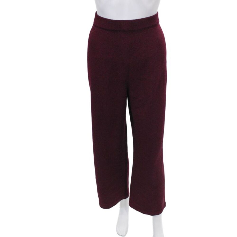 St. John Collection By Marie Gray Womens Purple Wool Dress Pants Size 8